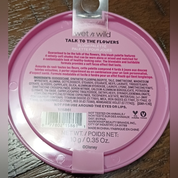 London Soho New York Disney Alice & Wonderland Makeup Bag & Wet n Wild Set of 3✨ - Picture 15 of 17